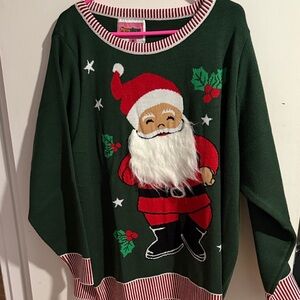 Naughty Tipsy Elves Santa Sweater